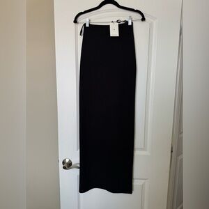 Self-Portrait Black Maxi Skirt